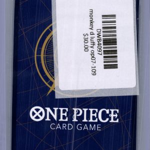 Monkey D Luffy OP07-109, One Piece Singles One Piece trading card - alternate view