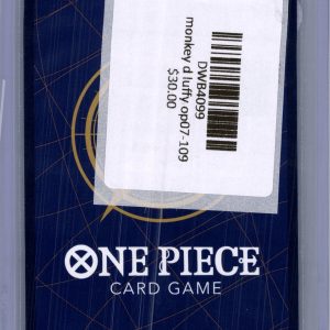Monkey D Luffy OP07-109, One Piece Singles One Piece trading card - alternate view
