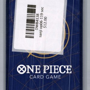 Sanji OP06-119 sec, One Piece Singles One Piece trading card - alternate view