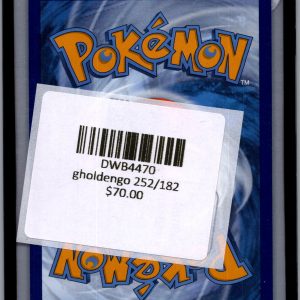 Gholdengo EX 252/182, Paradox Rift Pokemon card - alternate view