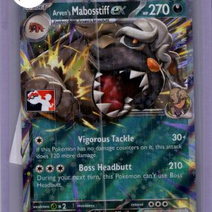 Arven's Mabosstiff EX 139/182 [Prize Pack], PROMO Pokemon card