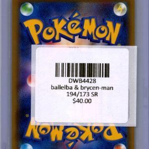 Bellelba and Brycen-Man 194/173 SR, Japanese Singles Pokemon card - alternate view
