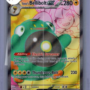 Iono's Bellibolt EX 172/159, Journey Together Pokemon card