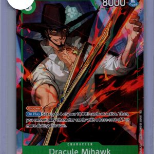 Dracule Mihawk OP12-030 SR alt art, One Piece Singles One Piece trading card