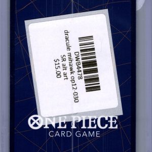 Dracule Mihawk OP12-030 SR alt art, One Piece Singles One Piece trading card - alternate view