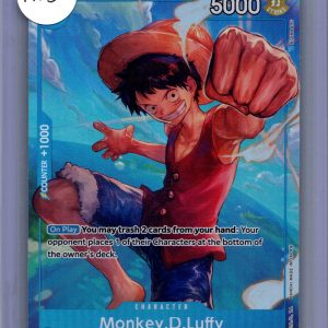 Monkey D Luffy P-055 alt art, One Piece Singles One Piece trading card