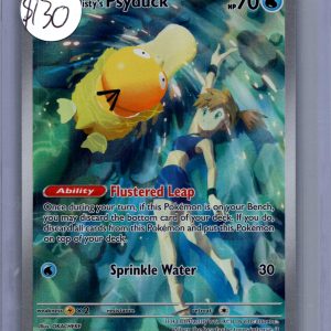 Misty Psyduck 193/182, Destined Rivals Pokemon card