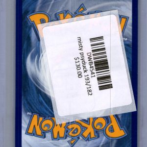 Misty Psyduck 193/182, Destined Rivals Pokemon card - alternate view