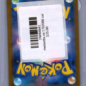 Meloetta ex 170/086 SAR, Japanese Singles Pokemon card - alternate view