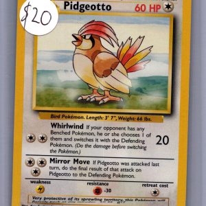 Pidgeotto 22/102, Vintage Singles Pokemon card
