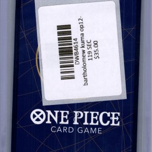 Bartholomew Kuma OP12-119 SEC, One Piece Singles One Piece trading card - alternate view