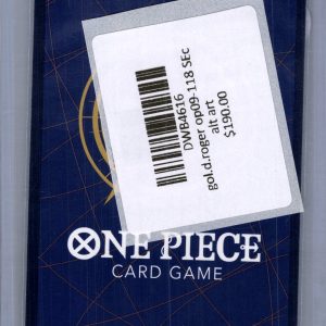 Gol.D.Roger OP09-118 SEc alt art, One Piece Singles One Piece trading card - alternate view