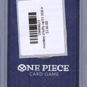 Monkey D Luffy OP11-058 TR, One Piece Singles One Piece trading card - alternate view