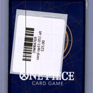 Sanji OP11-051 alt, One Piece Singles One Piece trading card - alternate view