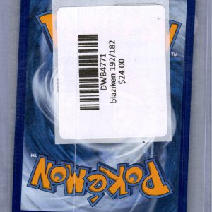 Blaziken 192/182, Destined Rivals Pokemon card - alternate view