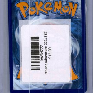 Ethans Adventure 221/182, Destined Rivals Pokemon card - alternate view