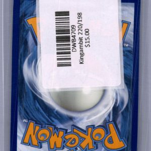 Kingambit 220/198, Scarlett and Violet base Pokemon card - alternate view