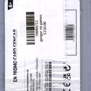 Gengar eb games, Promo Pokemon card - alternate view