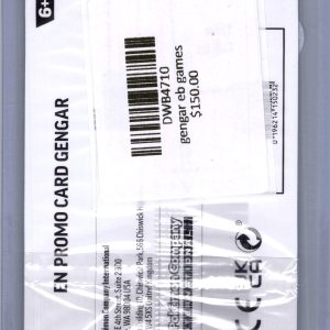 Gengar eb games, Promo Pokemon card - alternate view