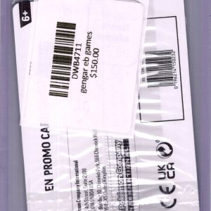 Gengar eb games, Promo Pokemon card - alternate view