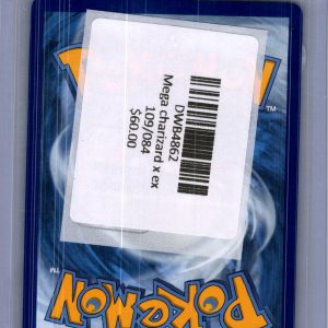 Mega charizard x ex 109/084, Phantasmal Flames Pokemon card - alternate view