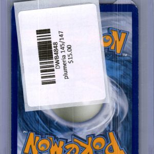 Plumeria 145/147, Burning Shadows Pokemon card - alternate view