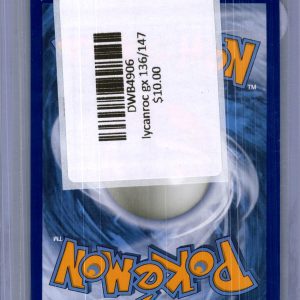 Lycanroc gx 136/147, Burning Shadows Pokemon card - alternate view