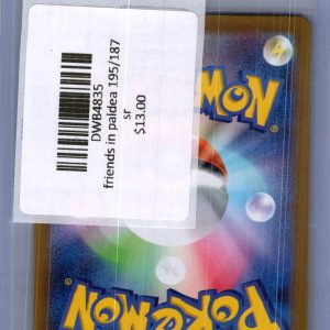 Friends in Paldea 195/187 SR, Japanese Singles Pokemon card - alternate view