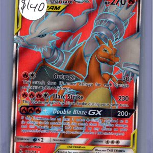 Reshiram and Charizard GX 194/214, Unbroken Bonds Pokemon card