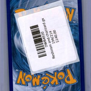 Reshiram and Charizard GX 194/214, Unbroken Bonds Pokemon card - alternate view