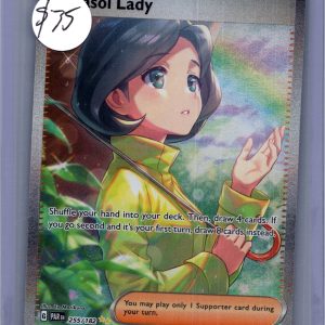 Parasol lady 255/182, Paradox Rifts Pokemon card