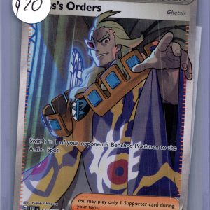 Boss orders 248/193, Paldea Evolved Pokemon card