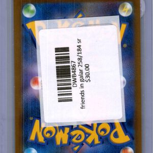 Friends in Galar 258/184 sr, Japanese Singles Pokemon card - alternate view