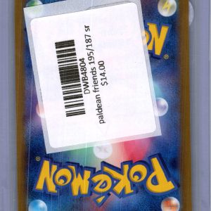 Paldean Friends 195/187 sr, Japanese Singles Pokemon card - alternate view