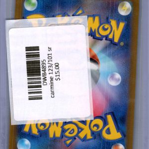 Carmine 123/101 sr, Japanese Singles Pokemon card - alternate view
