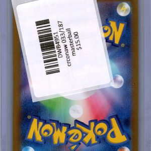 Croconaw 033/187 masterball, Japanese Singles Pokemon card - alternate view