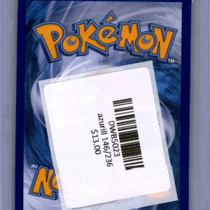 Azurill 146/236, Cosmic Eclipse Pokemon card - alternate view