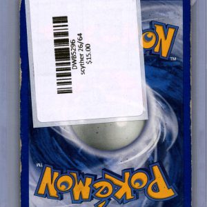 Scyther 26/64, Vintage Singles Pokemon card - alternate view