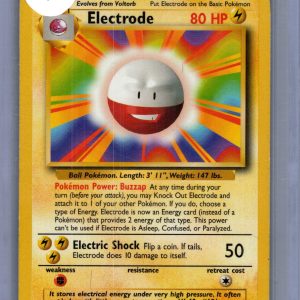 Electrode 21/102, Vintage Singles Pokemon card