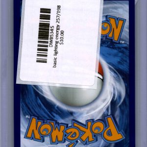 Basic Lightning Energy 257/198, Scarlet Violet Pokemon card - alternate view