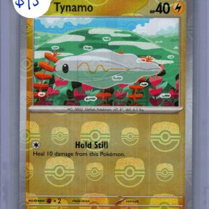 Tynamo 030/086 Masterball, Black Bolt Pokemon card