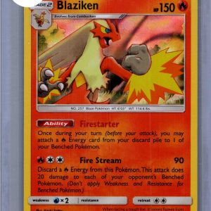 Blaziken 6/70 Holo, Dragon Majesty Pokemon card