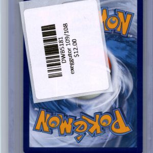 Exeggutor 109/108, Evolutions Pokemon card - alternate view