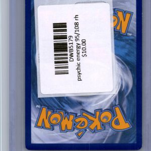 Psychic Energy 95/108 Reverse Holo, Evolutions Pokemon card - alternate view