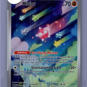Minior 201/182, Paradox Rift Pokemon card