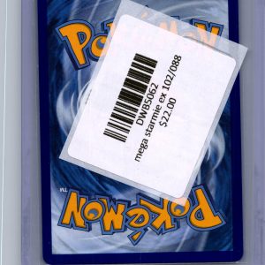 Mega Starmie EX 102/088, Perfect Order Pokemon card - alternate view