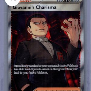 Giovanni's Charisma 197/165, 151 Pokemon card