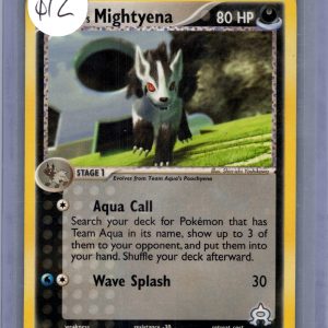 Team Aqua's Mightyena 30/95, Vintage Singles Pokemon card