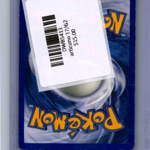 Articuno 17/62, Vintage Singles Pokemon card - alternate view