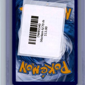 Blaziken 6/70 Reverse Holo, Dragon Majesty Pokemon card - alternate view
